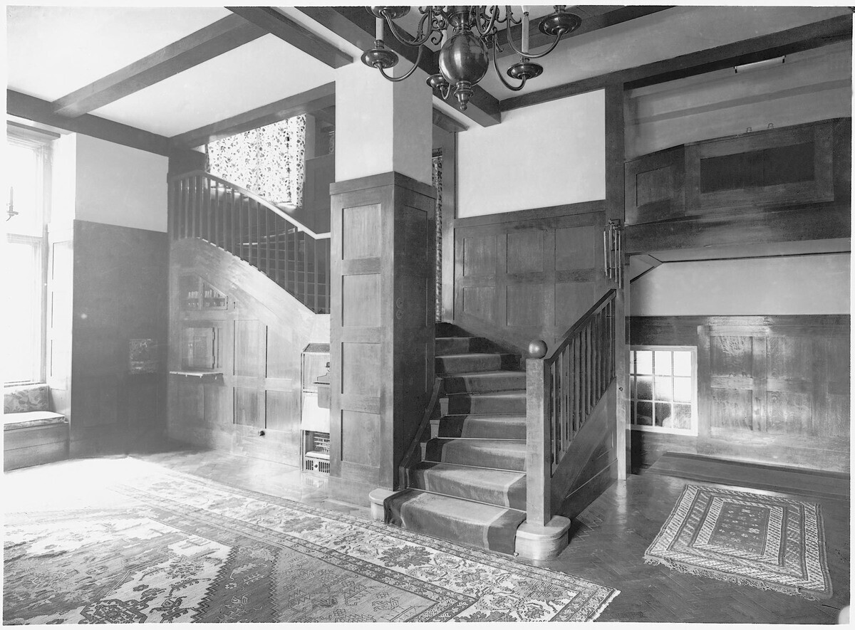 Haus Erich Und Anna Mandl Wien Xix Blaasstrasse 8 Halle Mit