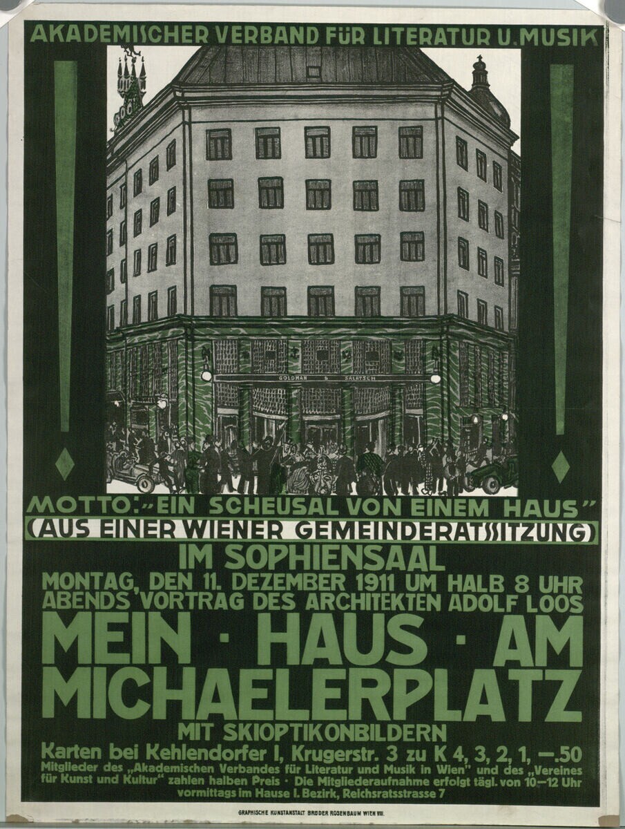 Motto Ein Scheusal Von Einem Haus Vortrag Des Architekten