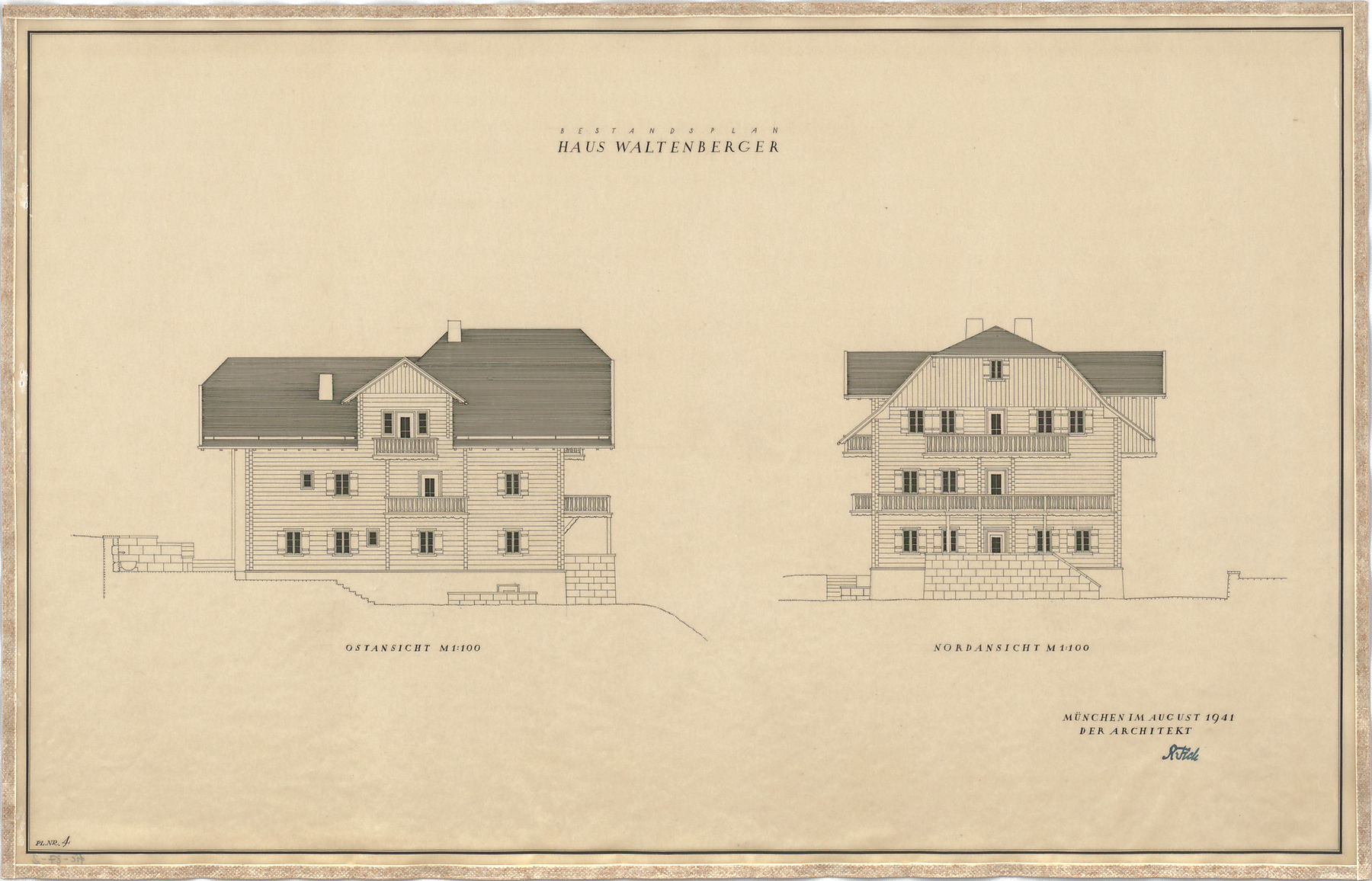 Fick Roderich Obersalzberg Haus Waltenberger Ostansicht