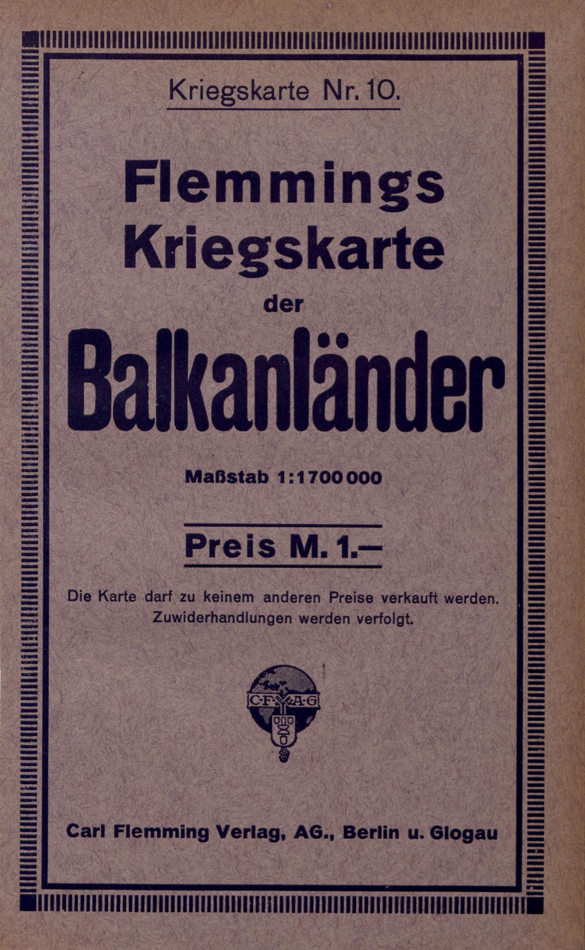 karta balkanländer Flemmings Kriegskarte | 10 | Flemmings Kriegskarte der 